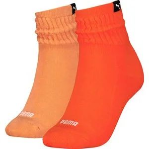 Damen Socken WOMEN SHORT CREW SLOUCH SOCK, in orange