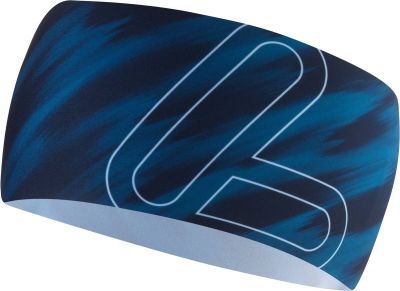 LÖFFLER Herren ELASTIC HEADBAND OPEN CUT in blau