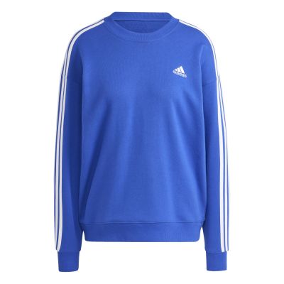 ESSENTIALS 3-STRIPES FRENCH TERRY SWEATSHIRT in blau