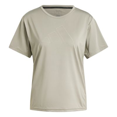 ADIDAS WOMEN TRAINING BIG LOGO T-SHIRT in grün