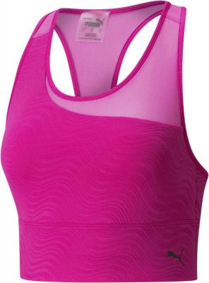 PUMA Damen Top Mid Impact Flawless Bra in pink