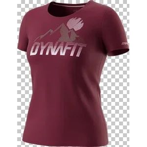 Damen Shirt TRANSALPER GRAPHIC S/S TEE W in rot