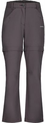 ICEPEAK Mädchen Zipp-Off-Hose "Terhi Jr" in grau