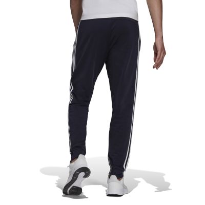 Essentials Warm-Up Tapered 3-Stripes Tracksuit Bottoms in wei?