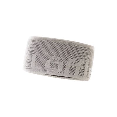 KNITTED LOGO HEADBAND in weiß