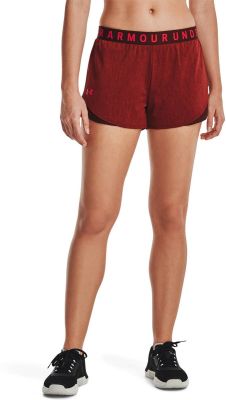 UNDER ARMOUR Damen Shorts Play Up Twist Shorts 3.0 in rot