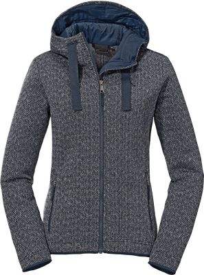 SCHÖFFEL Damen Unterjacke Fleece Hoody Aurora L in blau