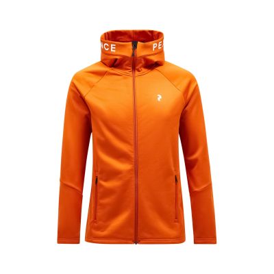 M Rider Zip Hood-GOLD FLAME-GOLD FLAME in orange