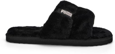 PUMA Damen Slipper Puma Fluff Solo in schwarz