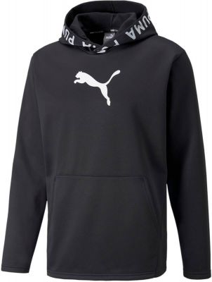 PUMA Herren TRAIN PWR FLEECE HOODIE in schwarz