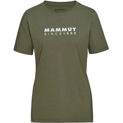 Damen Shirt Mammut Core T-Shirt Logo in grün