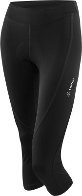 LÖFFLER Damen Tight W 3/4 BIKE TIGHTS TOUR II in schwarz