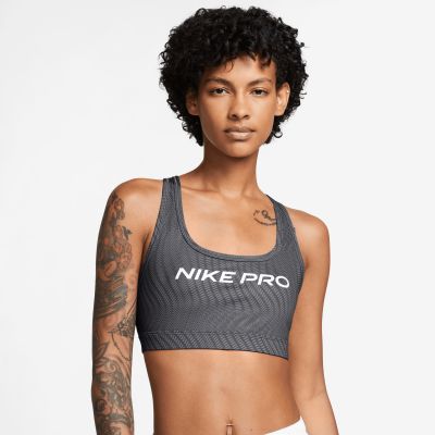 Nike Pro Swoosh Light-Support in grau