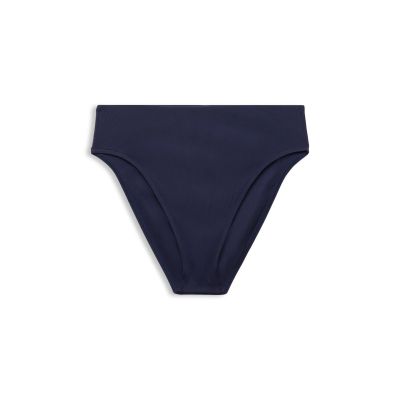 Bikinihose mit mittlerem Bund in blau