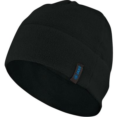 JAKO Unisex Fleecemütze in schwarz