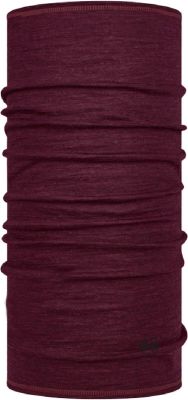 BUFF Multifunktionstuch "Lightweight Merino Wool Solid Bark" in rot