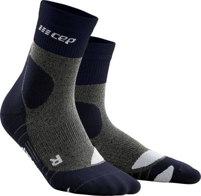 CEP Herren Hiking Merino Mid Cut Socks in blau