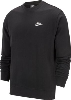 NIKE Herren Sweatshirt M NSW CLUB CRW FT in schwarz