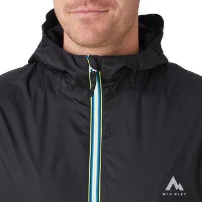 McKINLEY Herren Regenjacke Kereol III in schwarz