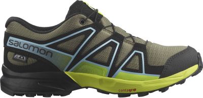 SALOMON Kinder Multifunktionsschuhe SHOES SPEEDCROSS CSWP J Dlicgr/Black/Yel in grau