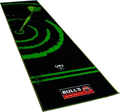 BULL'S Dartboard Carpet Mat 140 Green in grün