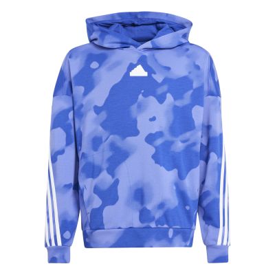 JUNIOR FUTURE ICONS CAMO PRINTED HOODIE in blau