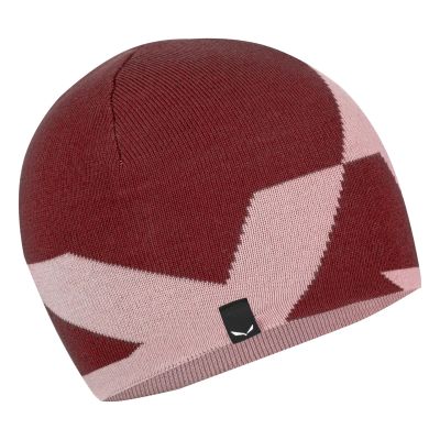 ANTELAO 2 REVERSABLE WOOL BEANIE in 1571 syrah/6590