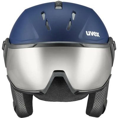 uvex sports unisex Skihelm uvex instinct visor in blau