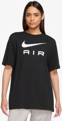 NIKE Damen Shirt W NSW TEE AIR BF in schwarz