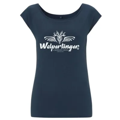 Puranda Bambus T-Shirt Wolpertinger Women in denim