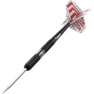 BULL`S Dartpfeil Mensur Suljovic Black Edition Steel Dart in silber