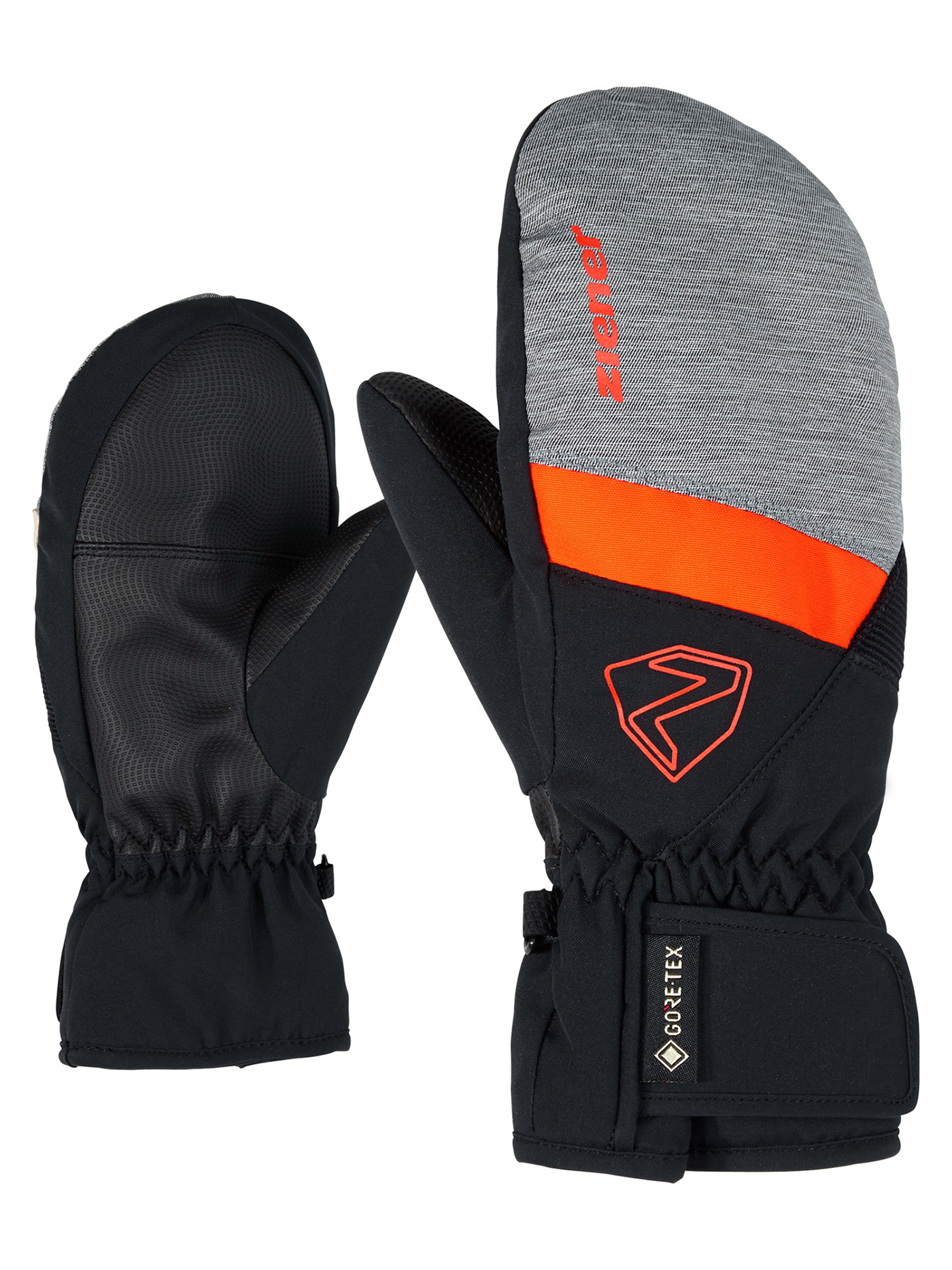 Handschuhe ZIENER GTX MITTEN Artikelnummer: 801971 - - Skihandschuh LEVIN 82212 dark Kinder -