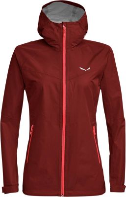 SALEWA Damen Funktionsjacke PUEZ (AQUA 3) PTX in rot