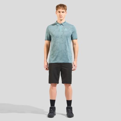 Ascent Chill-Tec Poloshirt in grau