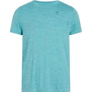 He.-T-Shirt Telly SS M in 912 melange/blue aqua/bl