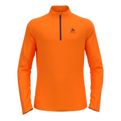 Mid layer 1/2 zip ESSENTIALS C in orange