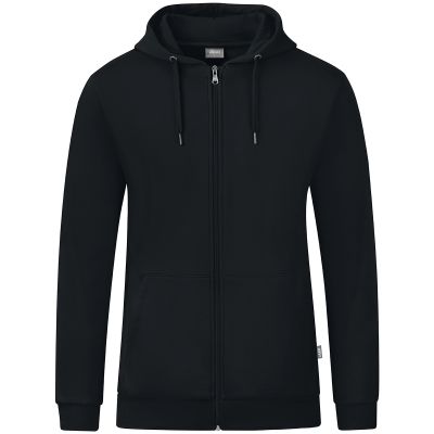 Kapuzenjacke Organic in schwarz