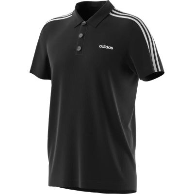 ADIDAS Herren Polo D2M CLA 3S in schwarz