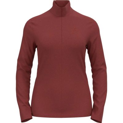 ODLO Damen Pullover Mid layer 1/2 zip ROY in braun