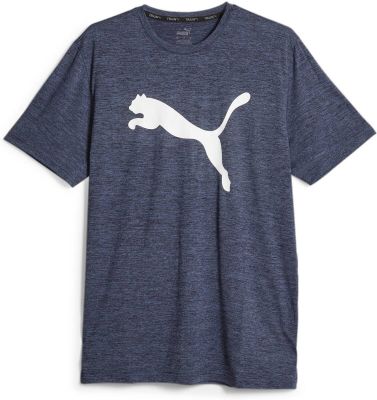 PUMA Herren Shirt TRAIN FAV HEATHER CAT TEE in blau