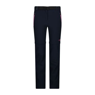 KID G ZIP OFF PANT in 0nt b.blue-bubblegum