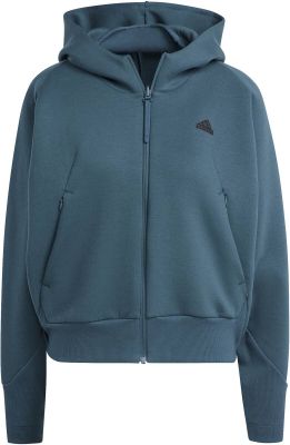 ADIDAS Damen Z.N.E. Zip-Hoodie in grau