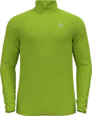 ODLO Herren Laufshirt "Carve Light Midlayer 1/2 Zip" in grün