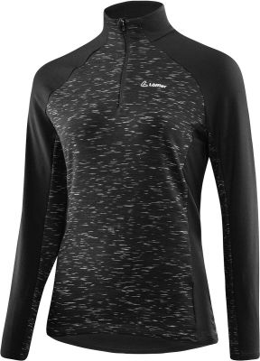 LÖFFLER Damen Rolli W MIDLAYER STARLIT TRANSTEX in schwarz