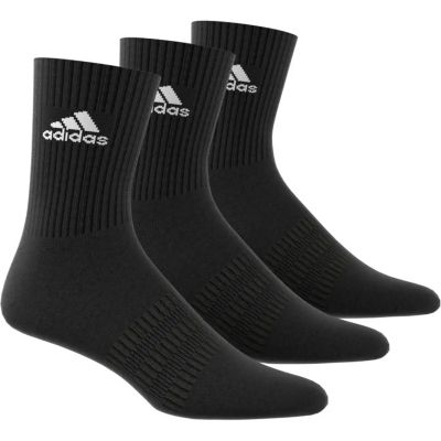 adidas Cushioned Crew Socken 3 Paar in schwarz