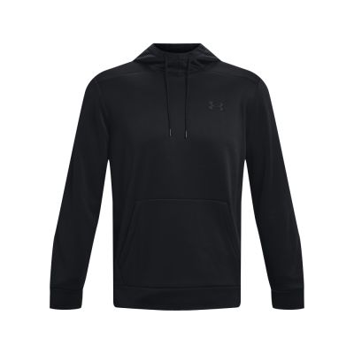 UA ARMOUR FLEECE HOODIE in schwarz