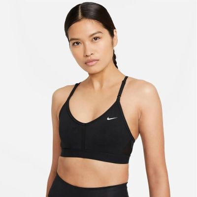 Damen Top W NK DF INDY V-NECK BRA in weiß