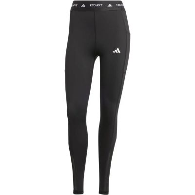 Damen Tight TECHFIT Stash Pocket Full-Length in schwarz