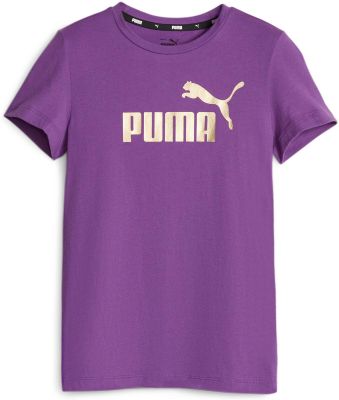 PUMA Kinder Shirt ESS Logo Tee G in lila