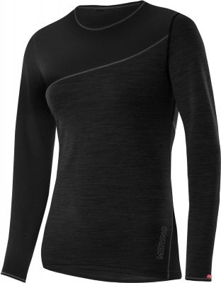 LÖFFLER Damen SHIRT L/S TRANSTEX MERINO in schwarz